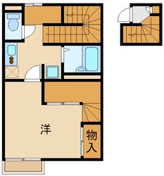 レオパレスルーチェの物件間取画像